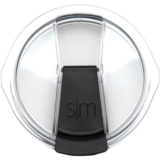 Clear plastic hinged lid with metallic accents, transparent design allowing product visibility, light gray and white tones, CR-30 model.