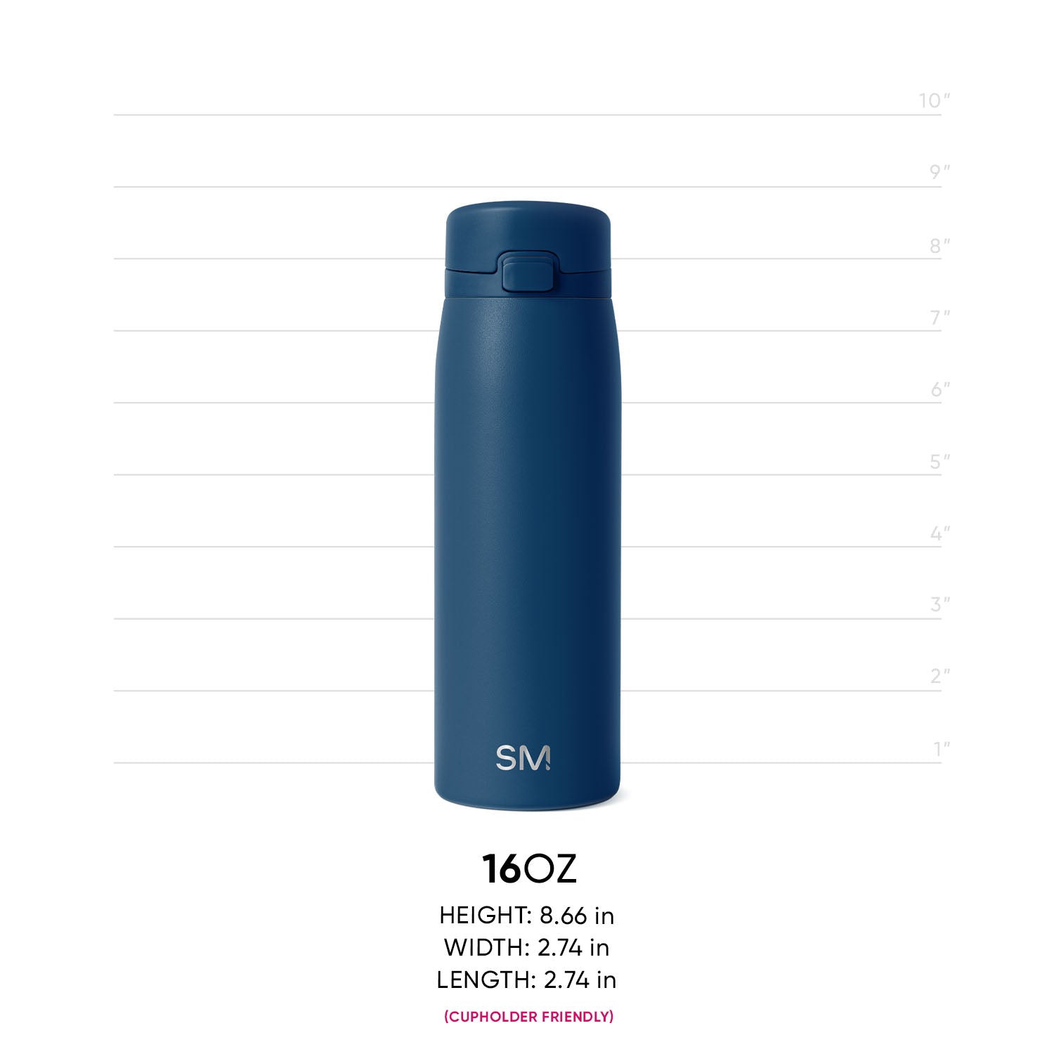Deep navy blue product on light gray background