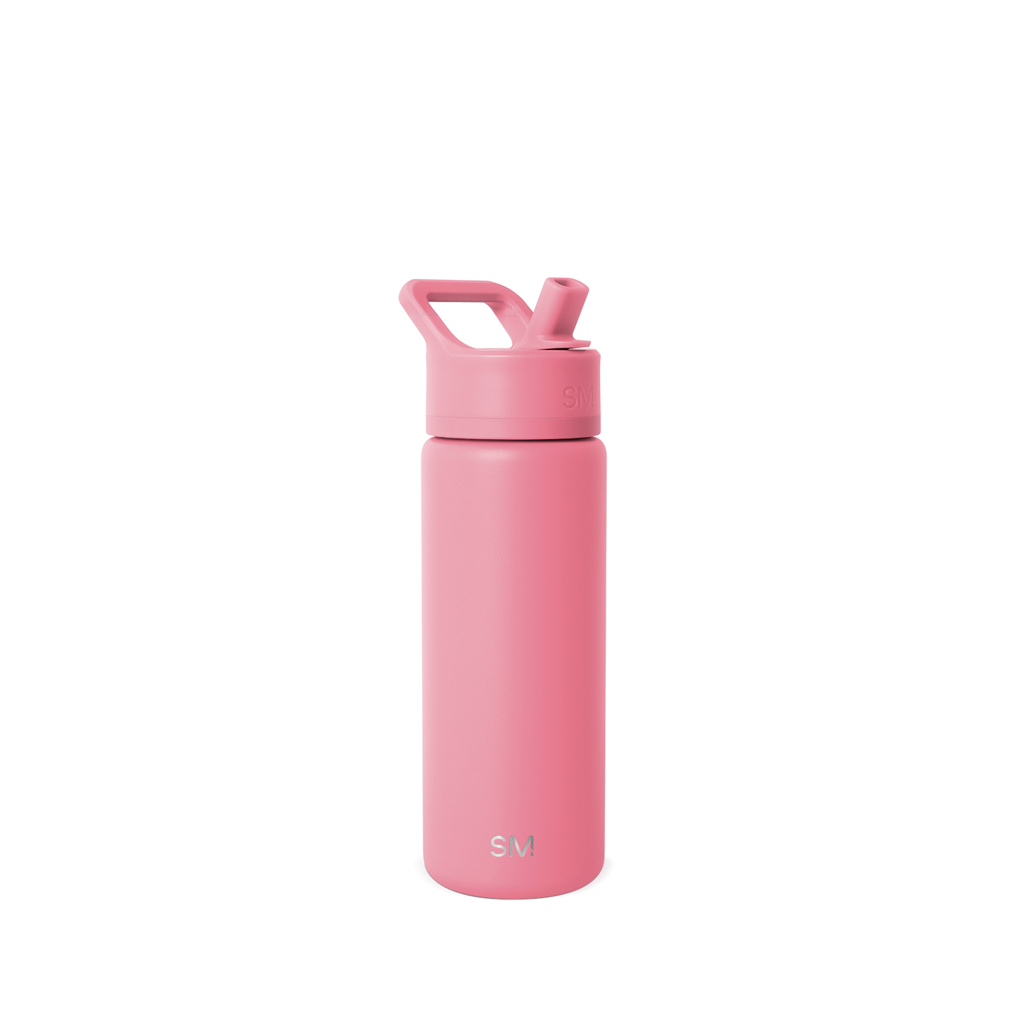 Medium pink sleeveless dress or tank top on white background