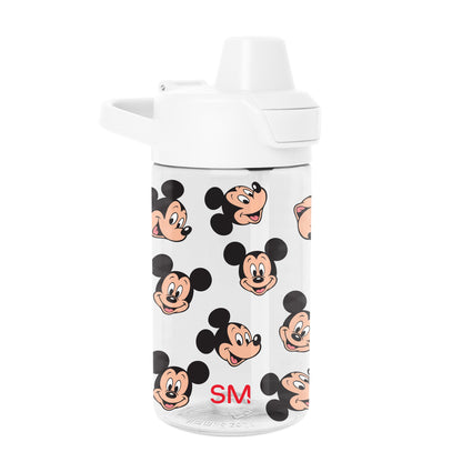 White drinkware with black and peach accents on white background